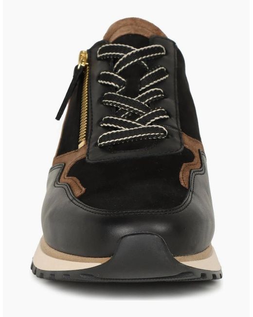 Gabor Black Hollywell Trainers