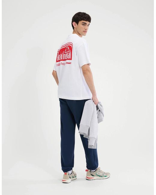 Ellesse White Suaven Tee for men