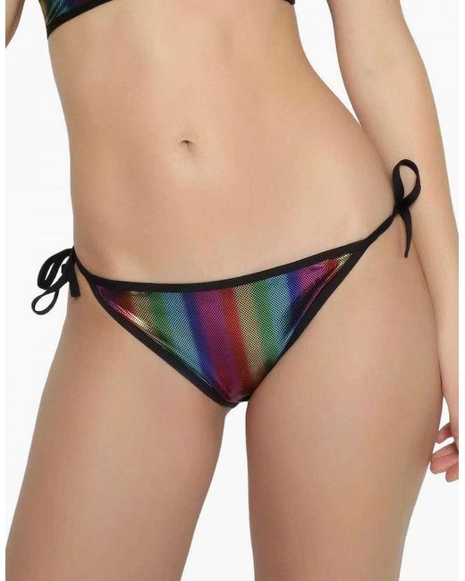 Calvin Klein Blue Pride Swim Bikini Bottom, Gradient