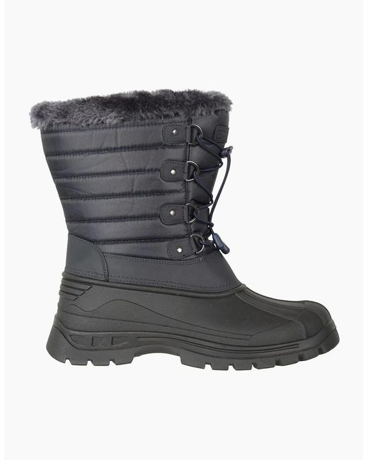 Mountain Warehouse Black Ladies Whistler Adaptive Snow Boots