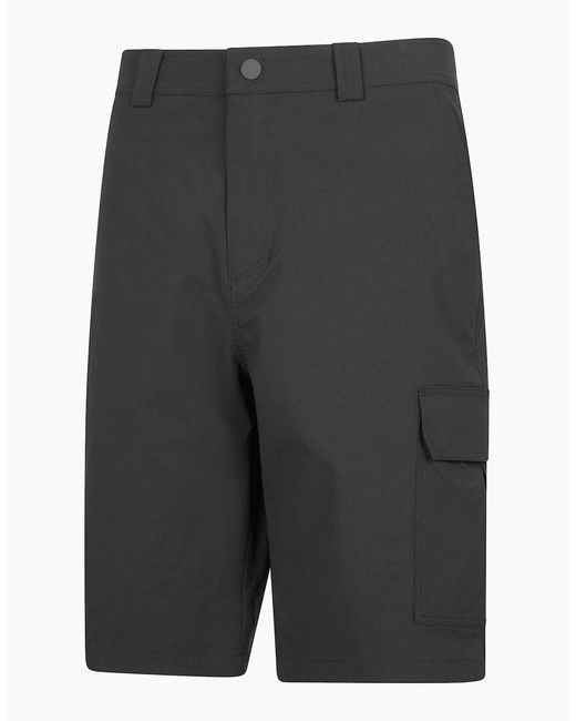Mountain Warehouse Gray Delta Stretch Cargo Shorts for men