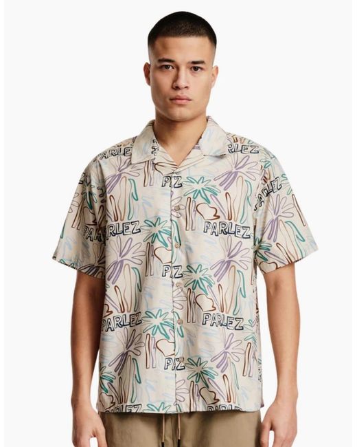 Parlez White Cove Beach Shirt for men
