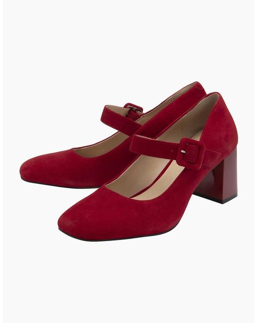 Lotus Red Nixie Court Shoes
