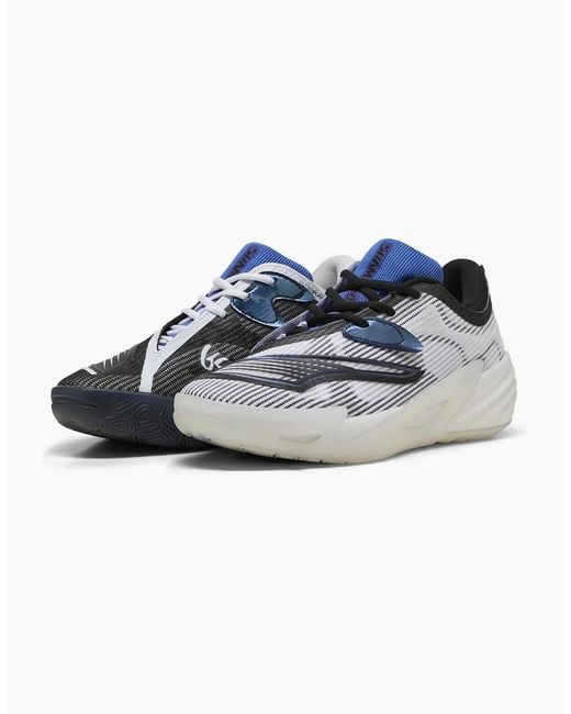 PUMA Blue All Pro Nitro 2 Shammgo Basketball Trainers for men