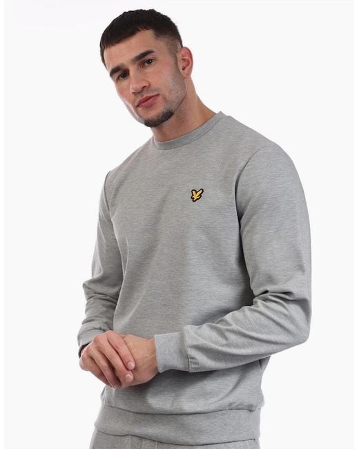 Lyle & Scott Gray Lightweight Sweatshirt for men