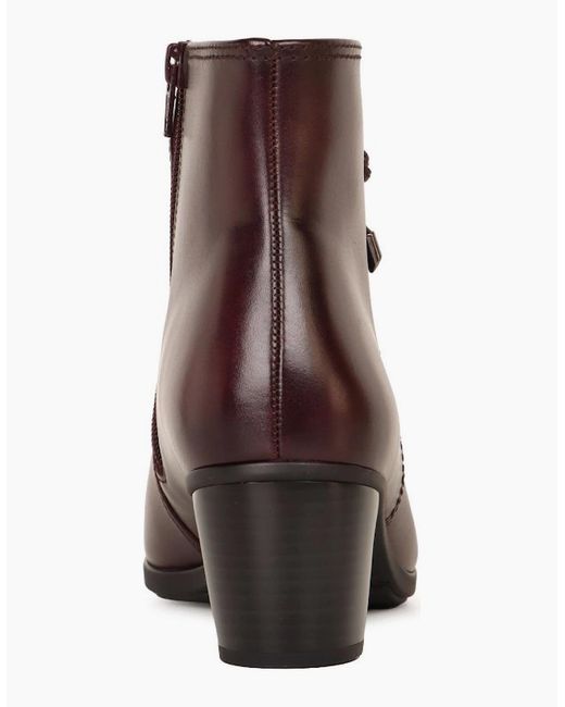 Gabor Brown Ela Ankle Boots