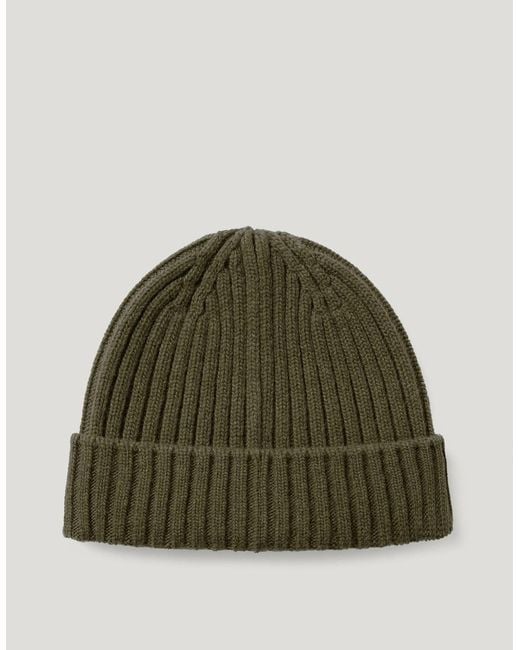 Belstaff Green Watch Beanie Hat