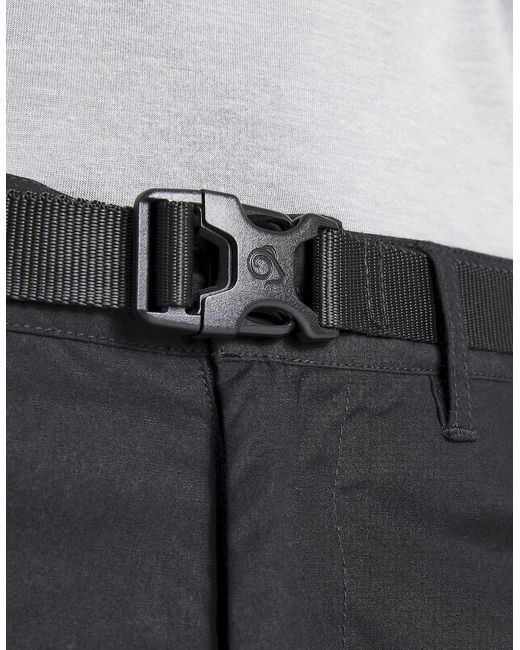 Craghoppers Black Expert Kiwi Tailored Trousers for men