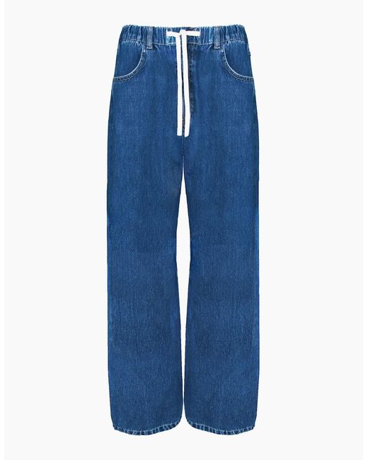 Ro&zo Blue Drawstring-Waist Jeans