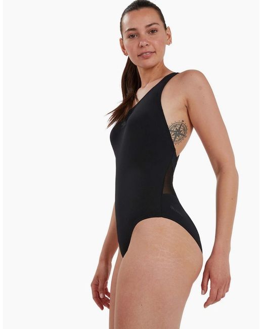 Speedo Black Ladies Power Eco Endurance+ One Piece Swimsuit