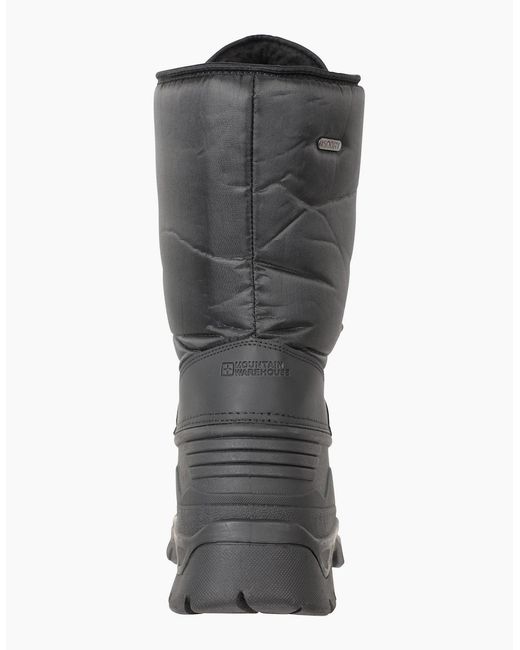 Mountain Warehouse Black Plough Ski Boots Snow Boots for men