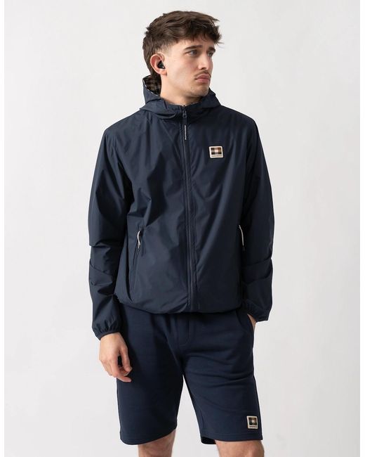 Aquascutum Blue Rlg Badge Reversible Sailor Jacket for men