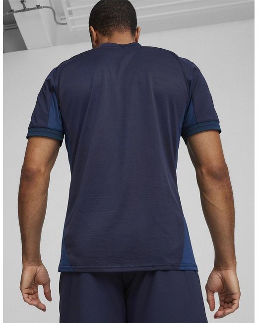 PUMA Blue Teamfinal Jersey T-Shirt for men