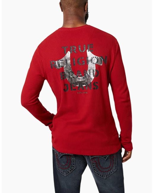 True Religion Red 700140 T Shirts for men
