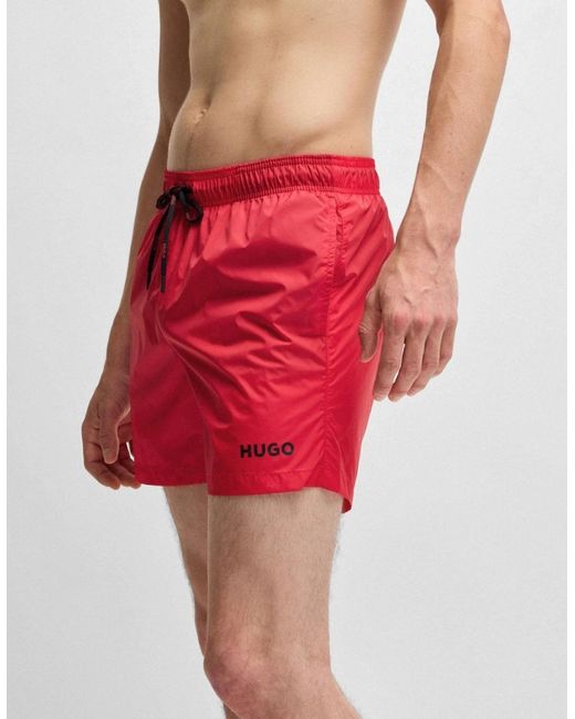 Boss Red Hugo Haiti Quick-Drying Swim Shorts for men