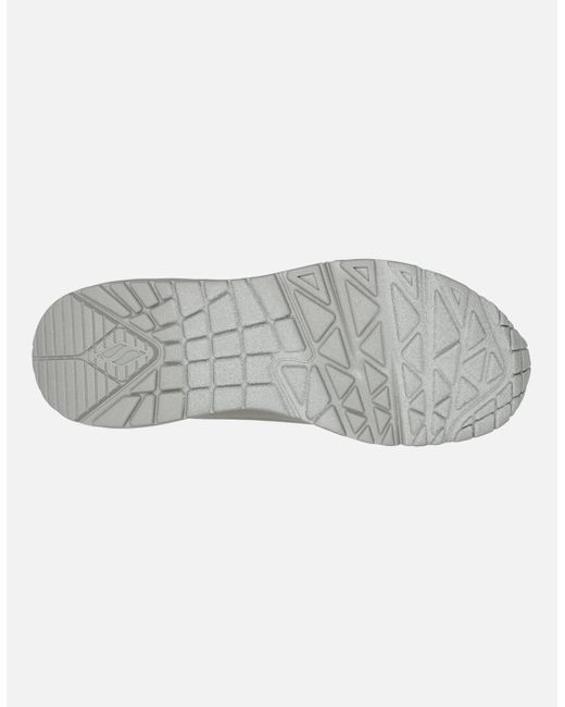 Skechers Gray Uno Stand On Air Lace Up Trainers for men