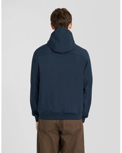 Lyle & Scott Blue Sports Mesh-Back Softshell Jacket for men