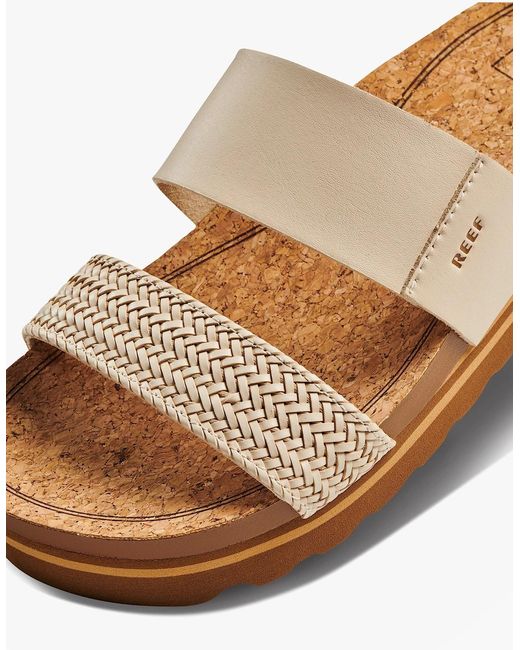 Reef Natural Cushion Vista Platform Sandals Vintage