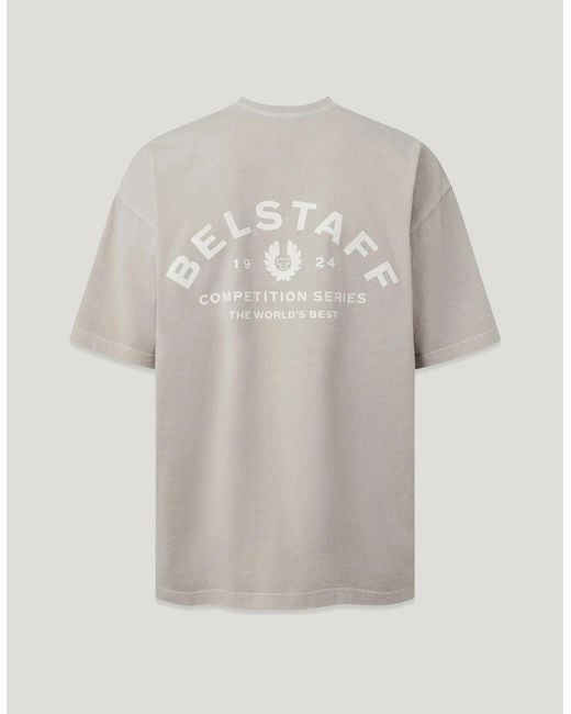 Belstaff Gray Competition T-Shirt A1-26 Concrete for men