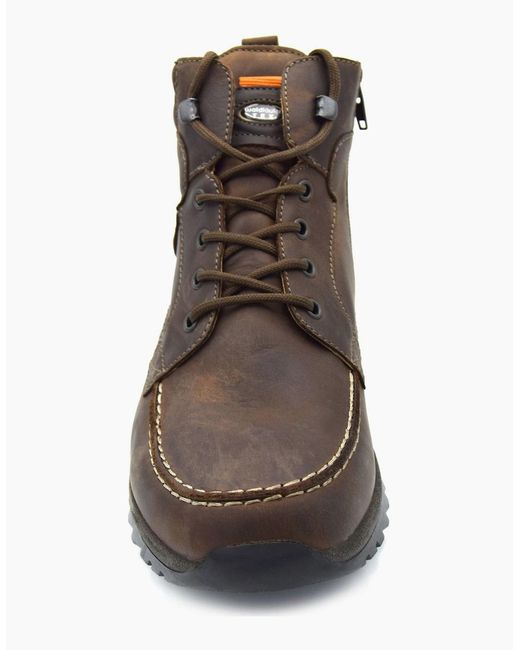 Waldläufer Brown Henry Ii 388971 Walking Boot for men