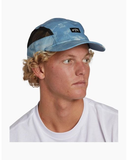 Billabong Blue A/Div Strapback Baseball Cap for men