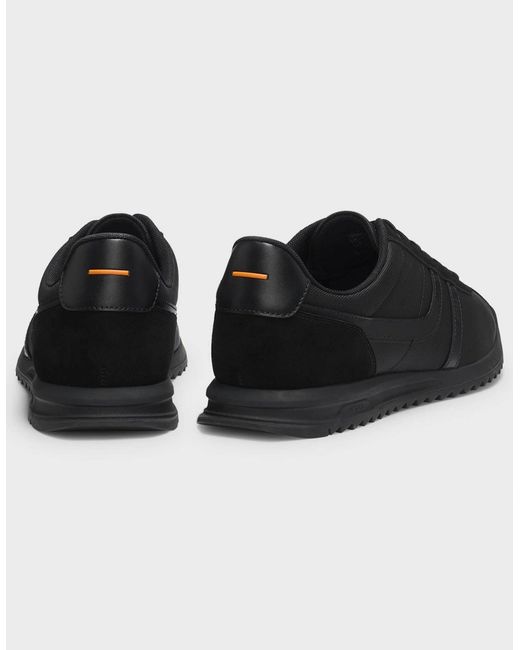 Boss Black Boss Zayn Low-Top Trainers With Faux-Leather Trims for men