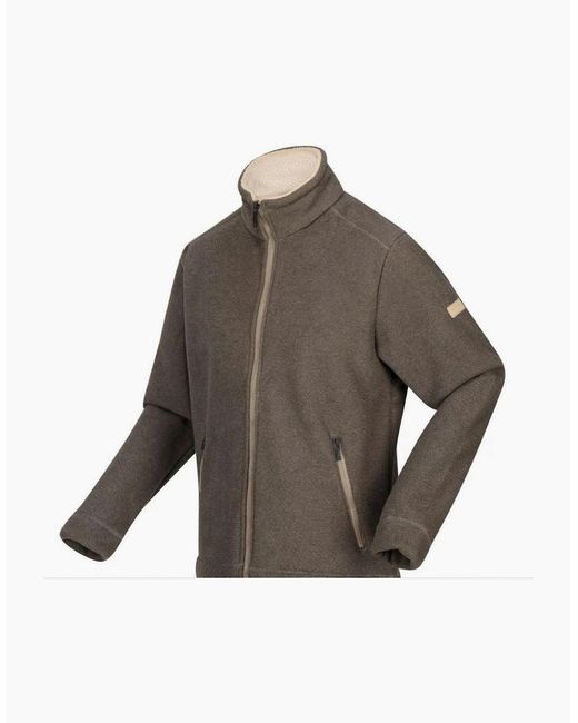 Regatta Brown Garrian Ii Full Zip Fleece Jacket for men