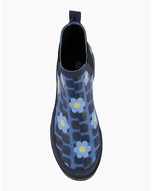Regatta Blue Ladies Orla Kiely Daisy Wellington Boots