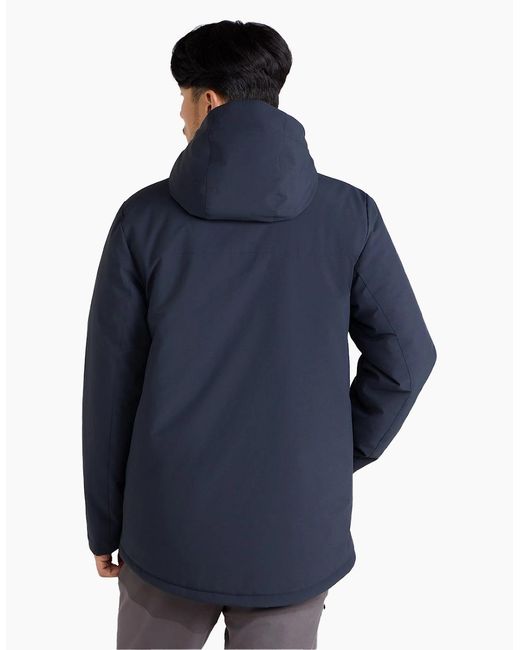 Mountain Warehouse Blue Langdon Water Resistant Padded Parka for men