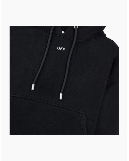 Off-White c/o Virgil Abloh Black Off Vibe Arrow Skate Hoodie/Aqua for men