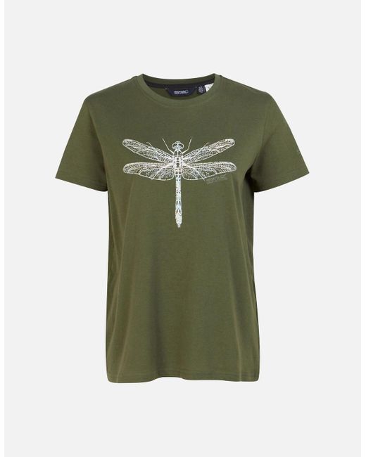 Regatta Green Ladies Filandra Ix Dragonfly T-Shirt
