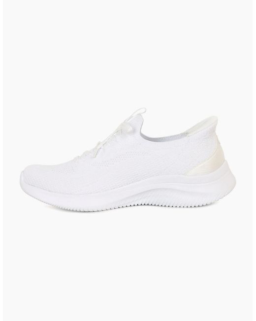 Skechers White Slip
