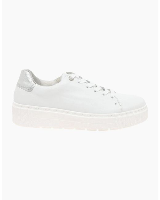 Gabor White Fairway Trainers