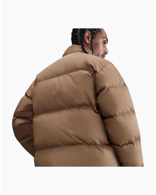 Nike Brown Therma Fit Club Puffer Jacket for men