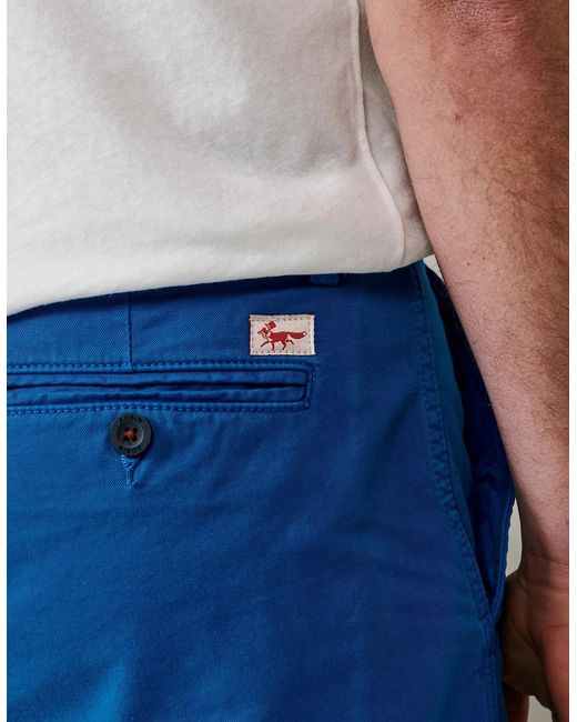 aubi Blue Stamford Chino Short for men