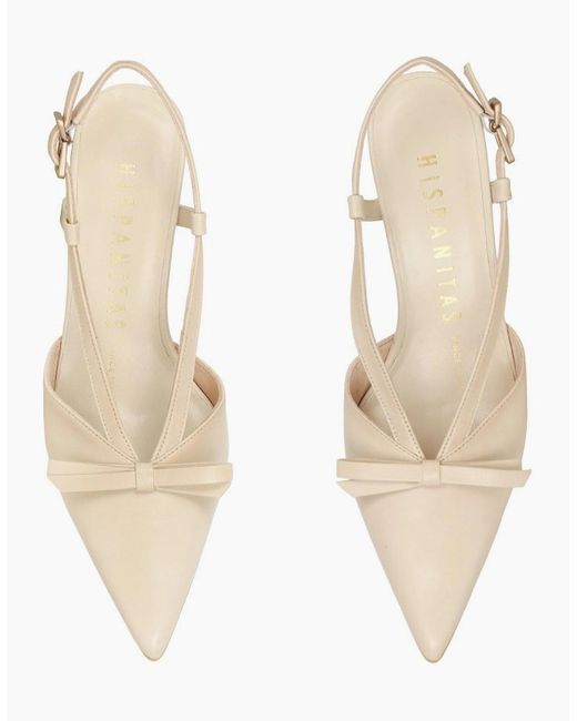 Hispanitas White Giorgia Open Court Shoes