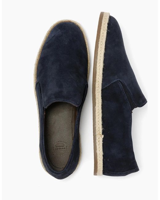 Hudson Blue Havana Suede Espadrilles for men