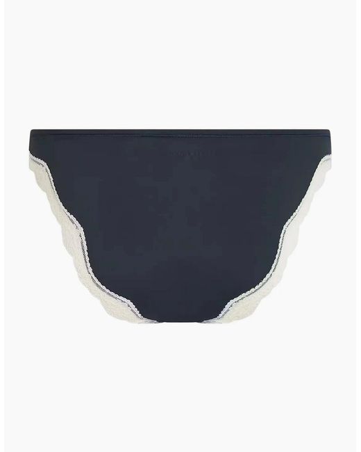Tommy Hilfiger Blue Th Micro Lace Brief, Dark Night