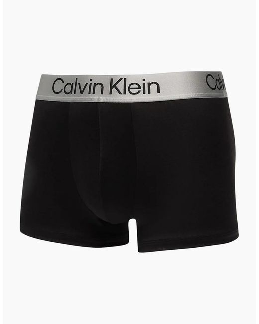 Calvin Klein Black 3-Pack Icon Microfibre Stretch Boxer Trunks for men