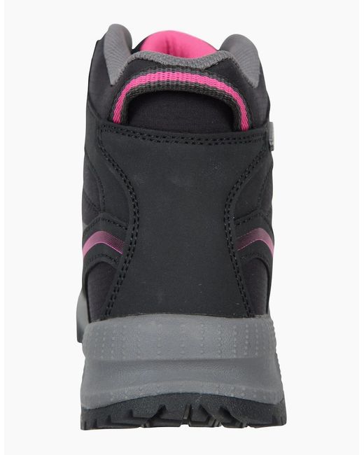 Mountain Warehouse Black Ladies Extreme Byzantine Vibram Waterproof Walking Boots