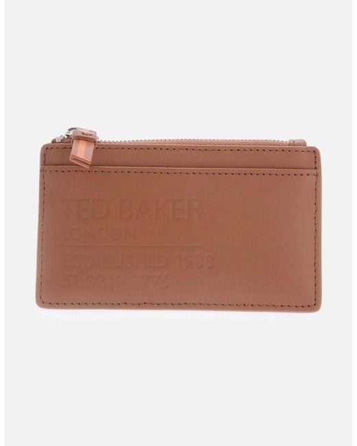 Ted Baker Brown Darcena Zip-Up Coin Purse