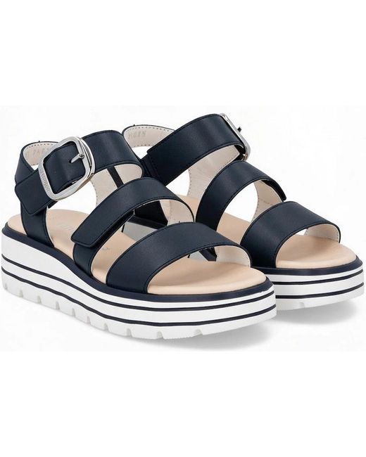 Remonte Blue D3N50 Ankle Strap Sandals