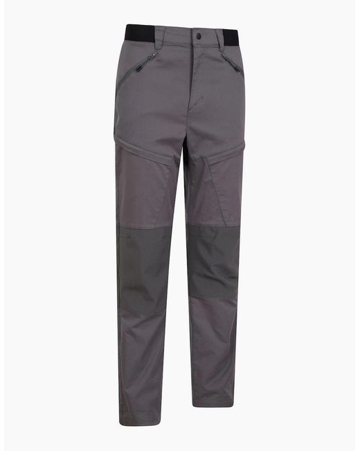 Mountain Warehouse Gray Jungle Hiking Trousers for men