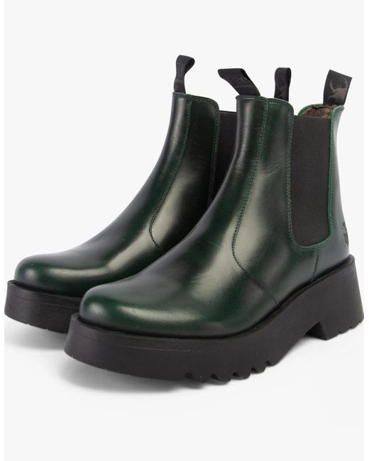 Fly London Black Medi789Fly Boots Petrol
