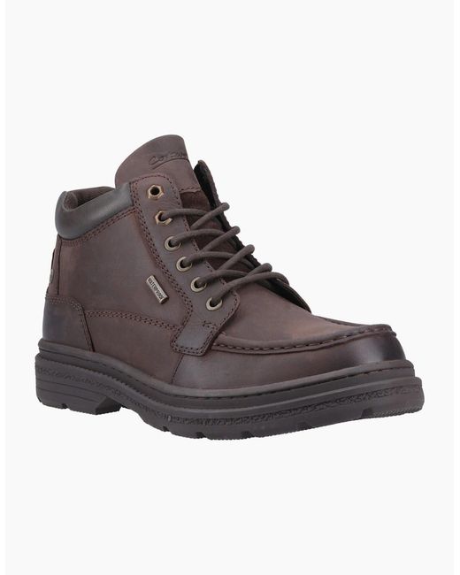Cotswold Brown Cricklade Leather Ankle Boots for men