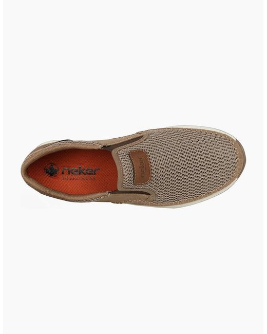 Rieker Brown Mantle Shoes for men