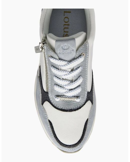 Lotus Gray Bianchi Trainers