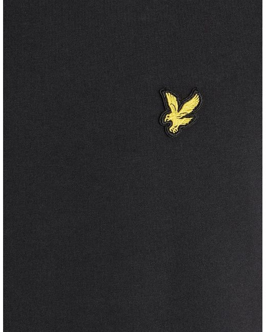 Lyle & Scott Black Relaxed Cotton T-Shirt for men