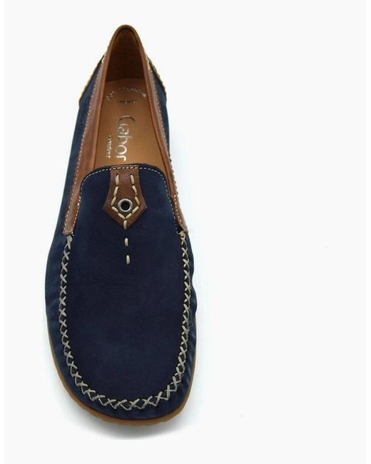 Gabor Blue California 86.090 Ladies Moccasin