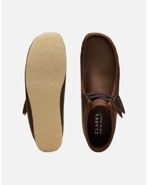 Clarks Brown Wallabee Boot for men